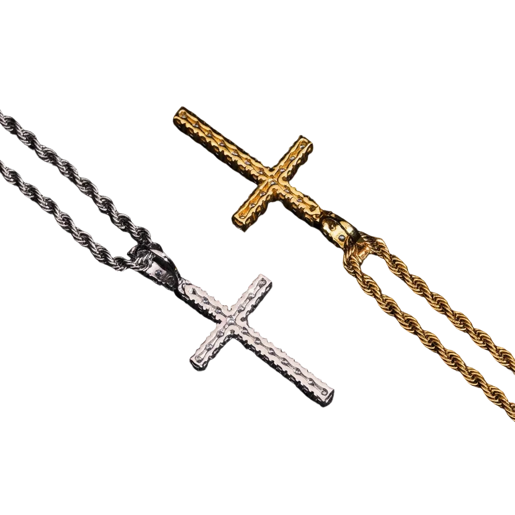 Cross Pendant • Moissanite