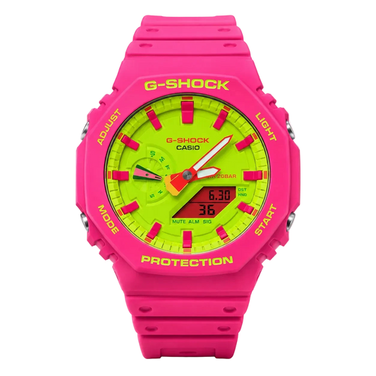 G-Shock GA2100 Pink & Green